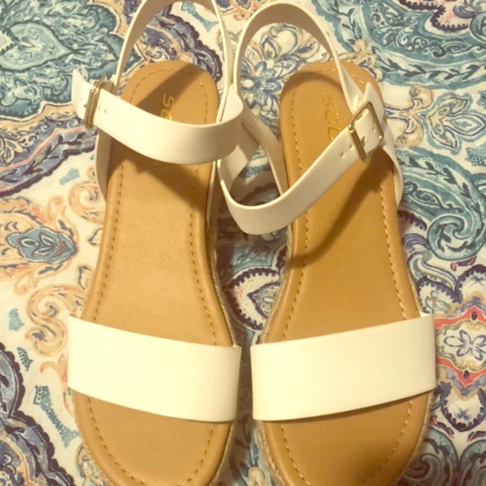 White Sandals